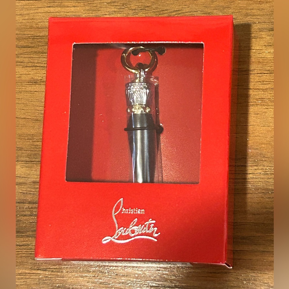 COLLECTABLE Christian Louboutin Red and Black LIPSTICK CHARM - Picture 6 of 7